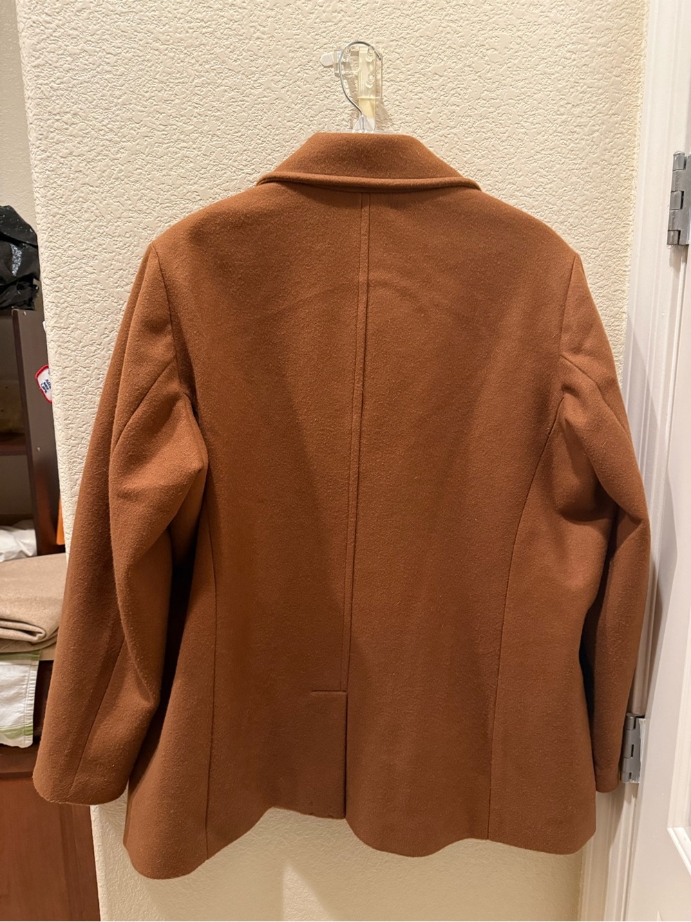 Old Navy Camel Brown Double-Breasted Peacoat Jacket | Size XXL - Picture 4 of 6